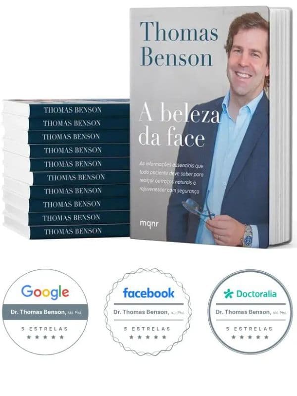 Livro 'A beleza da face' do Dr. Thomas Benson